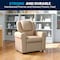 Flash Furniture Kids Recliner, 21-1/2" to 36-1/2" x 27", Upholstery Color: Beige DG-ULT-KID-BGE-GG - alternate 5